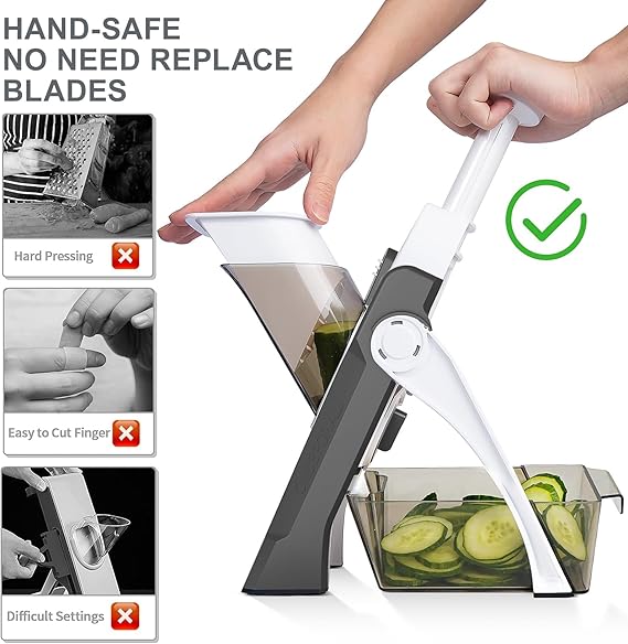 Adjustable Vegetable Slicer & Mandoline Cutter