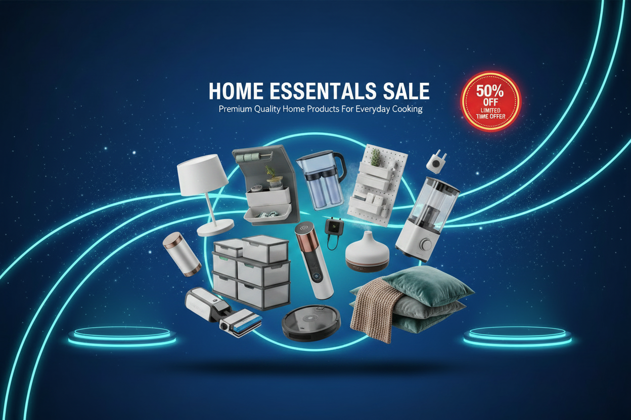 HOME ESSENTIALS SALE Banner