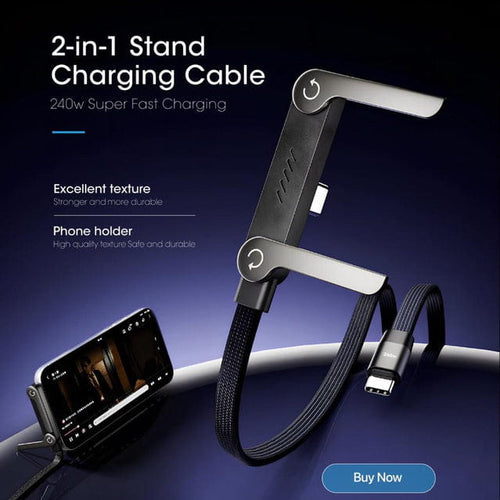 2-in-1 Stand Charging Cable